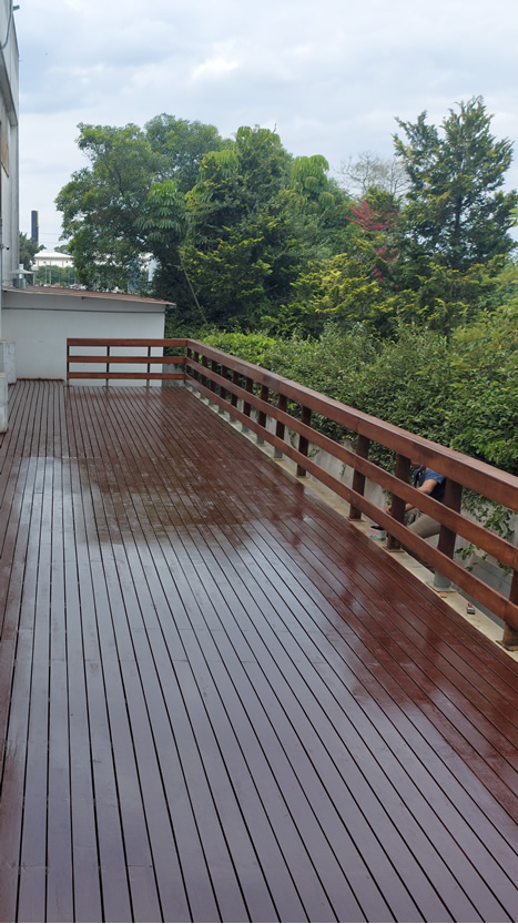 Restauração Deck de Madeira - Alphaville