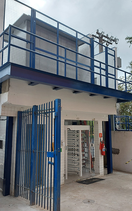 Estrutura Metálica para Centro de Medição