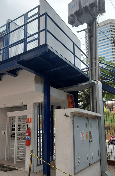 Estrutura Metálica para Centro de Medição