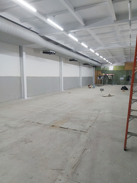 Mezanino Metálico: Pintura de Estrutura