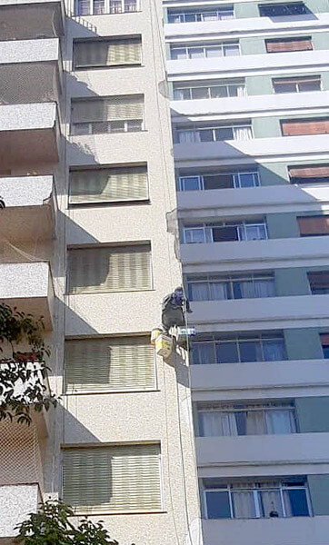Restauração de Fachada Edifício na Santa Cecília-SP