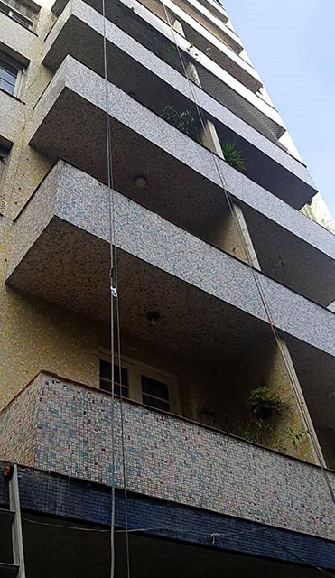 Restauração de Fachada Edifício na Santa Cecília-SP