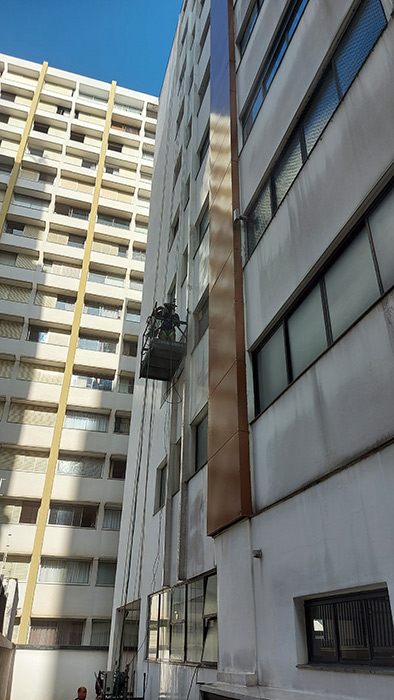 Restauração e Pintura de Fachada - Edfício na Bela Vista-SP