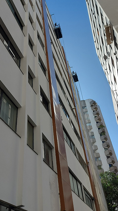 Restauração e Pintura de Fachada - Edfício na Bela Vista-SP