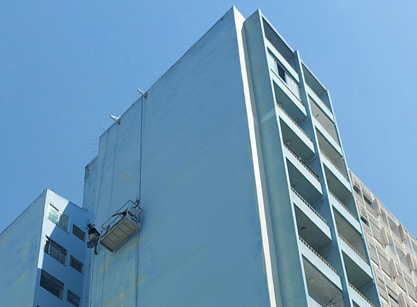 Restauração e Pintura de Fachada. Condomínio Maria Antonieta