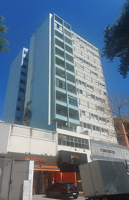 Restauração e Pintura de Fachada. Condomínio Maria Antonieta